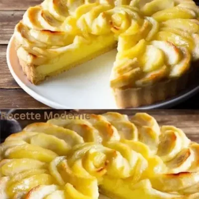 Tarte aux Pommes et Crème Pâtissière : Un Délice