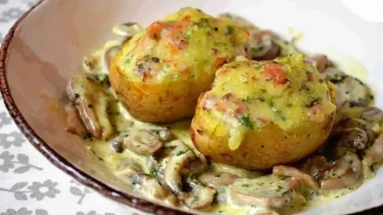 Pommes de Terre Farcies au Lard et Reblochon