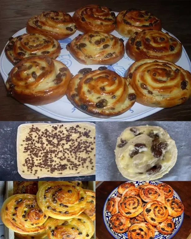 Pains Aux Raisins Maison : Recette Facile et Délicieuse