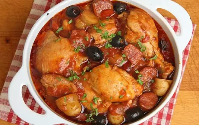 Poulet Sauté au Chorizo