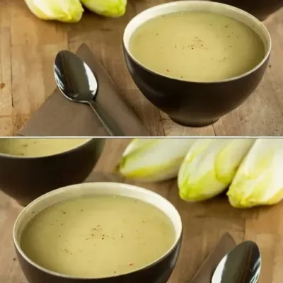 Soupe Onctueuse aux Endives et Pommes de Terre