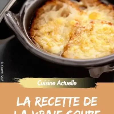 Savourez la Soupe à l'Oignon Traditionnelle
