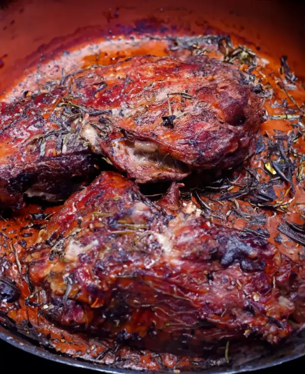 Épaule d&rsquo;Agneau Confit à la Provençale