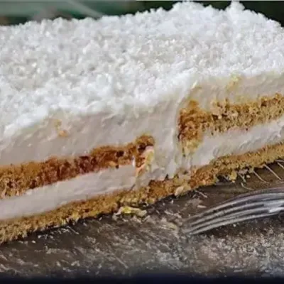 Gâteau à la Noix de Coco Sans Cuisson