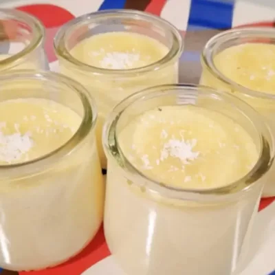 Délices d'Oeufs au Lait à la Noix de Coco