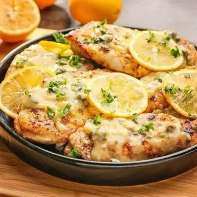 Poulet crémeux au citron : un délice rapide