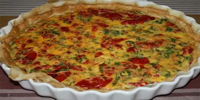 Quiche aux Poivrons et Chorizo