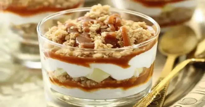 Recette de Crumble aux Pommes au Caramel