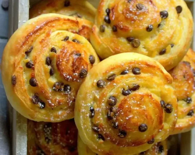 Roulés à la Crème Pâtissière et Chocolat