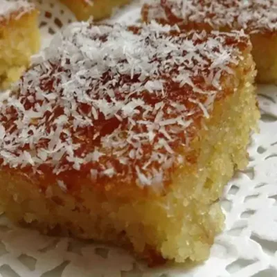 Recette de Basboussa à la Noix de Coco