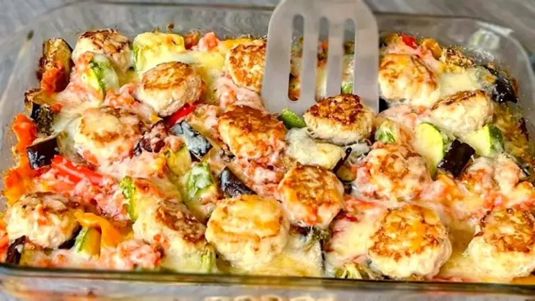 Boulettes de Viande et Légumes Rôtis au Four