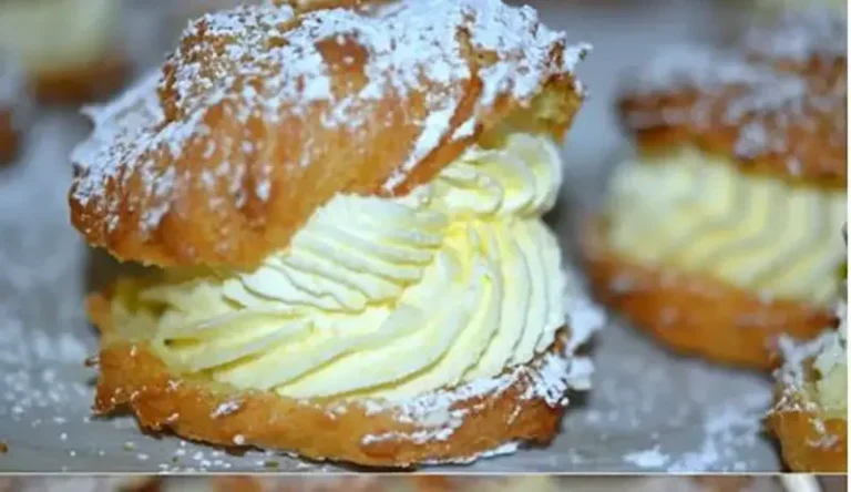 Choux à la Crème et Ganache au Chocolat Noir