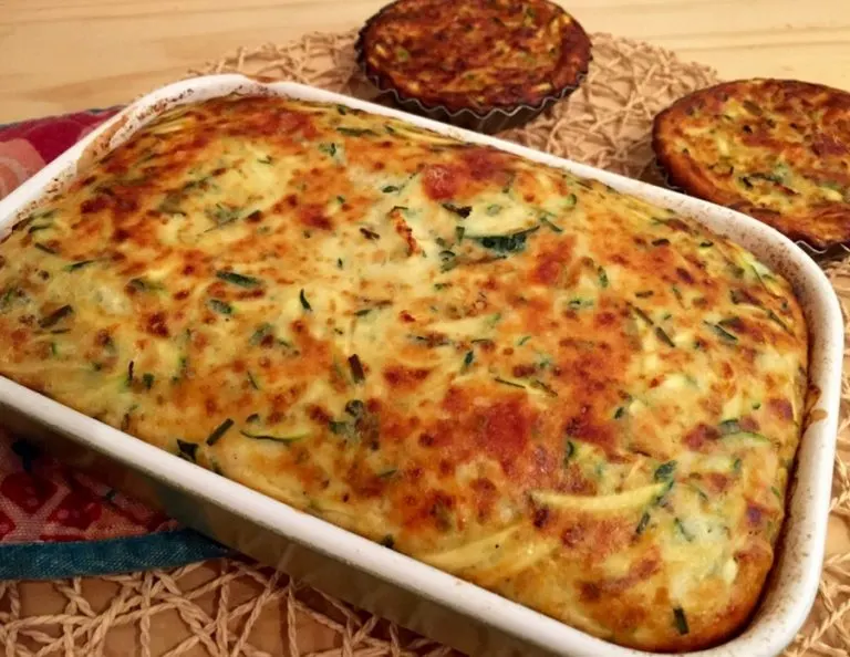 Clafoutis aux Courgettes et Saumon
