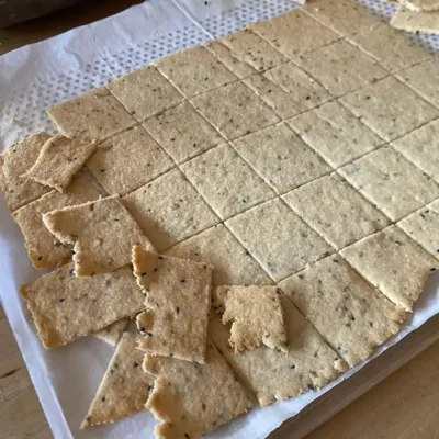 Crackers au parmesan