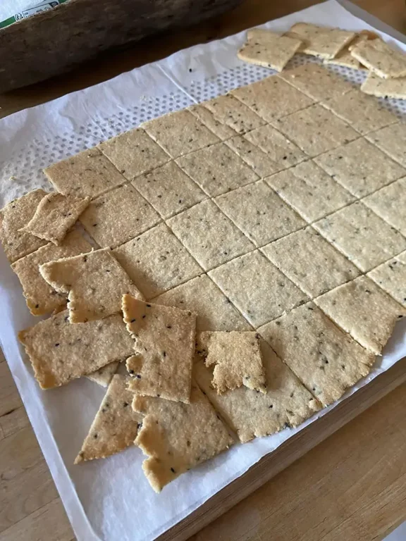 Crackers au parmesan