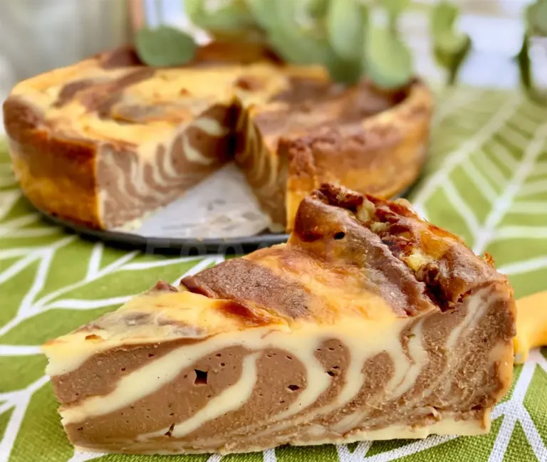 Flan Marbré