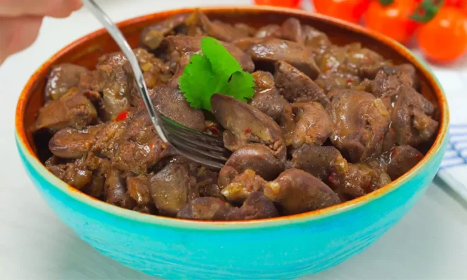 Foie de Poulet en Sauce Chili Douce