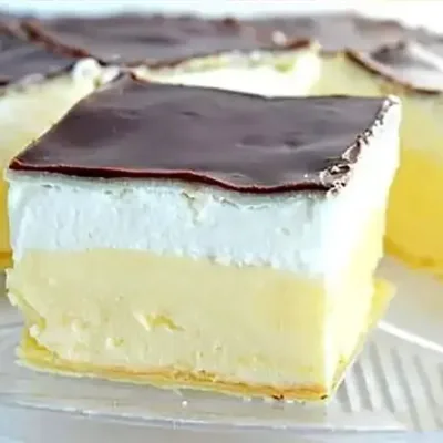 Le gâteau crémeux de grand-mère