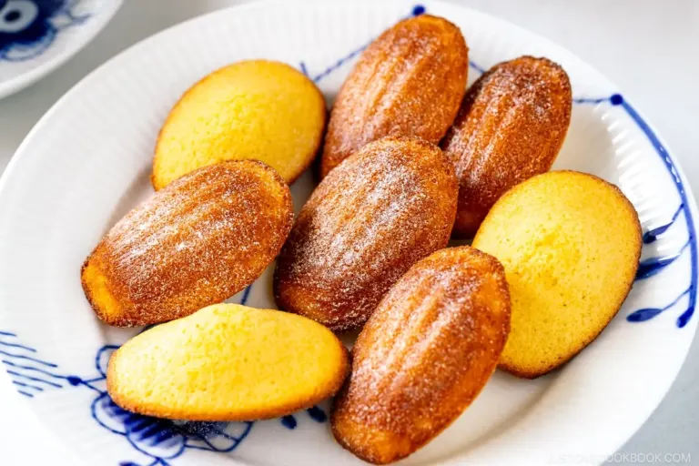 Madeleines au citron et vanille
