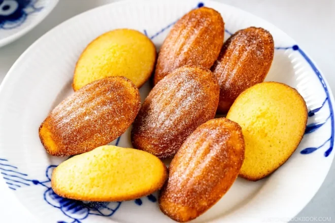 Madeleines au citron et vanille