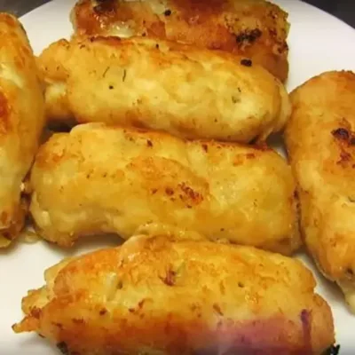 Rouleaux de Poulet Croustillants au Fromage