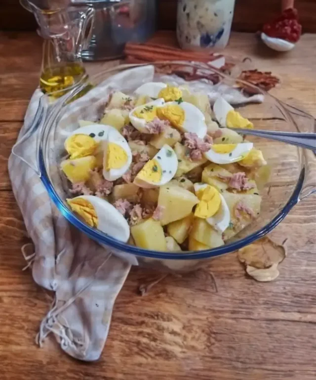 Salade de Pommes de Terre au Thon et Œufs
