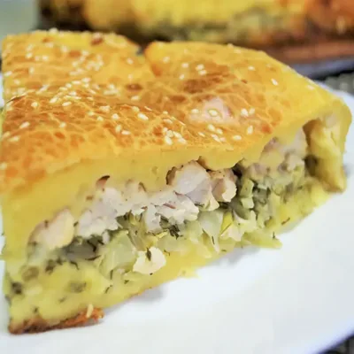 Tarte Fumée au Poulet et Chou : Un Délice Réconfortant