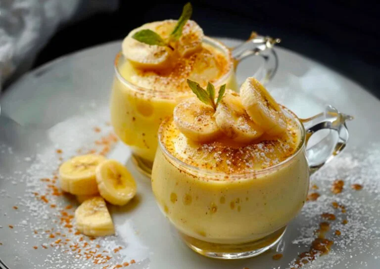 Crème de Banane Onctueuse et Rafraîchissante – Cuisine