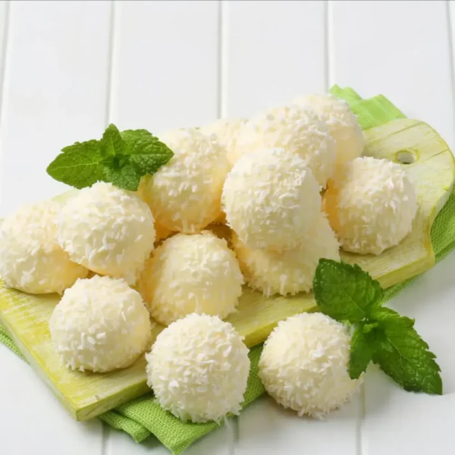 Boules fondantes à la noix coco