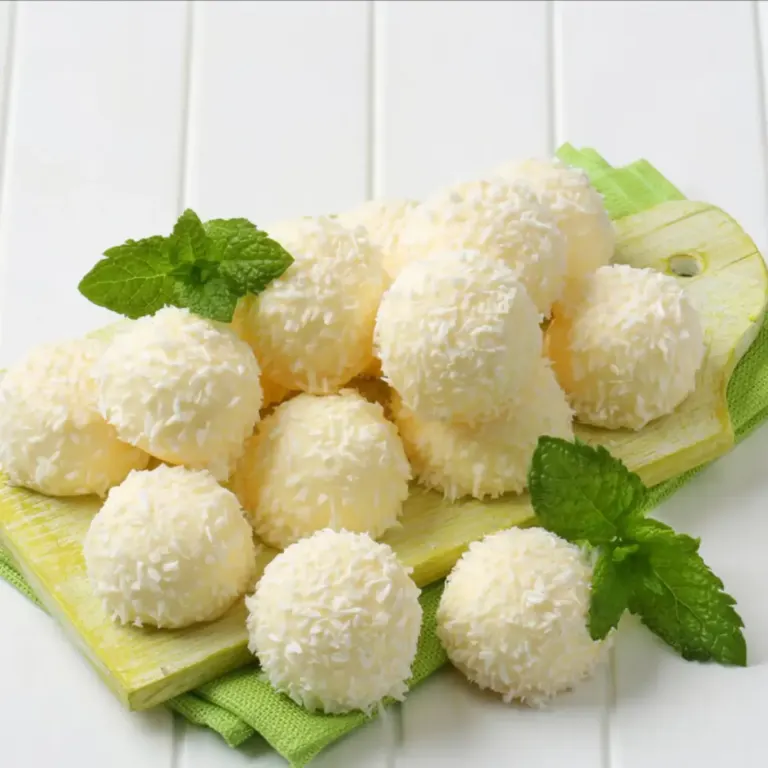 Boules fondantes à la noix coco