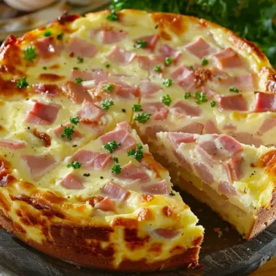 Cake au Jambon et au Gruyère Râpé