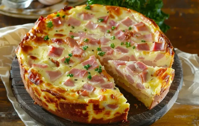 Cake au Jambon et au Gruyère Râpé