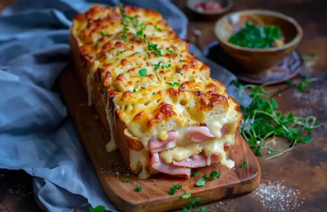 Croque Cake Gourmet au Jambon et Fromage