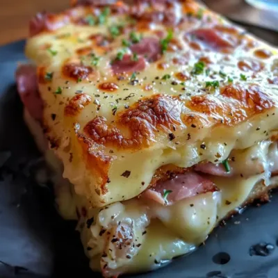 Croque Cake à la Raclette : Recette Gourmande