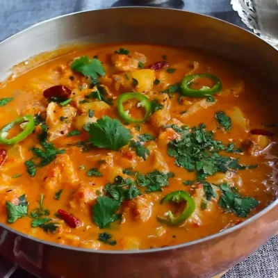 Curry de Poisson Blanc au Lait de Coco