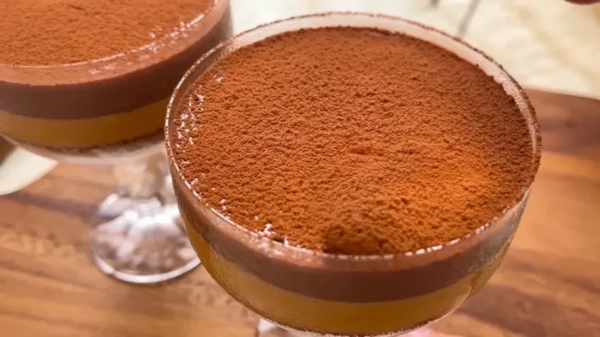 Crème au chocolat et biscuits sans cuisson