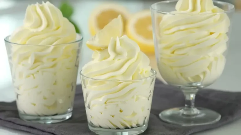 Dessert crémeux au citron en 5 minutes