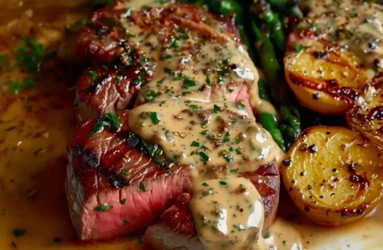 Filet de Bœuf à la Crème aux Échalotes