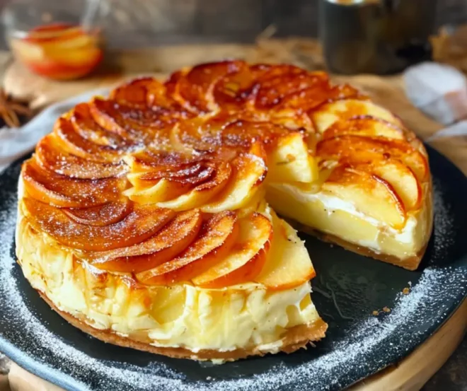 Flan aux Pommes et Yaourt