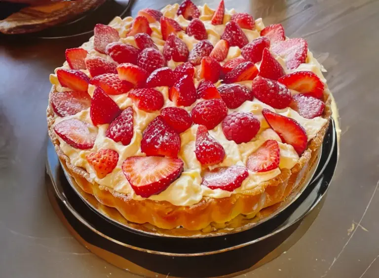 Gâteau au Yaourt aux Fraises