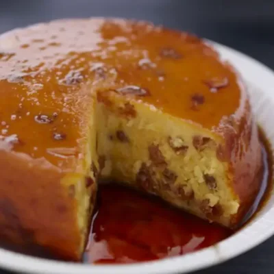 Gâteau de semoule au caramel facile et délicieux