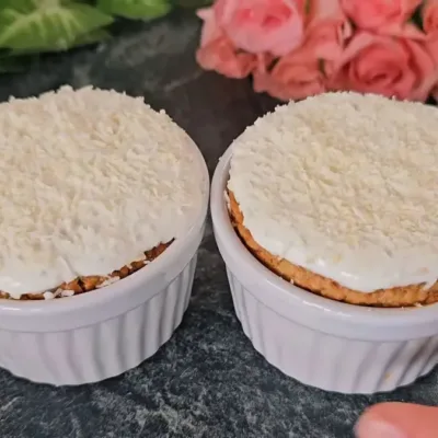 Gâteau Diététique aux Flocons d'Avoine et Myrtilles