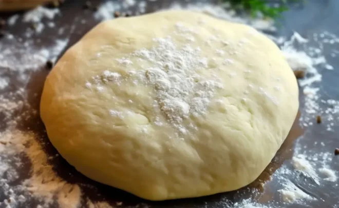 pâte à pizza à l’italienne pour ma famille.