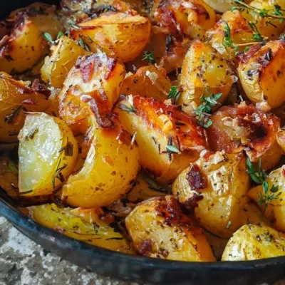 Pommes de Terre à l'Ail et au Beurre au Four