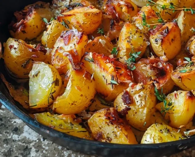Pommes de Terre à l'Ail et au Beurre au Four
