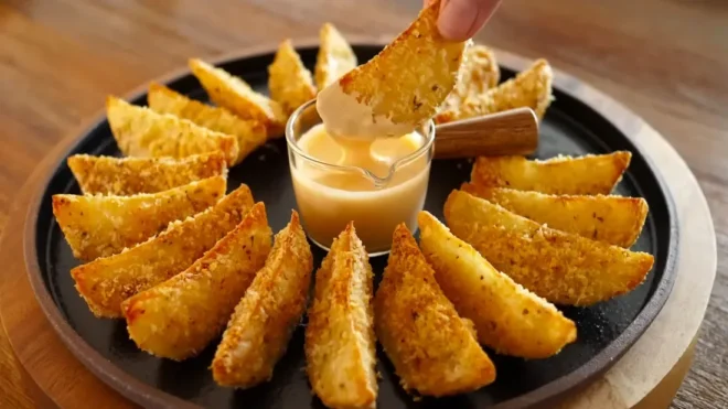 Pommes de terre au fromage à l’ail croustillantes parfaites !
