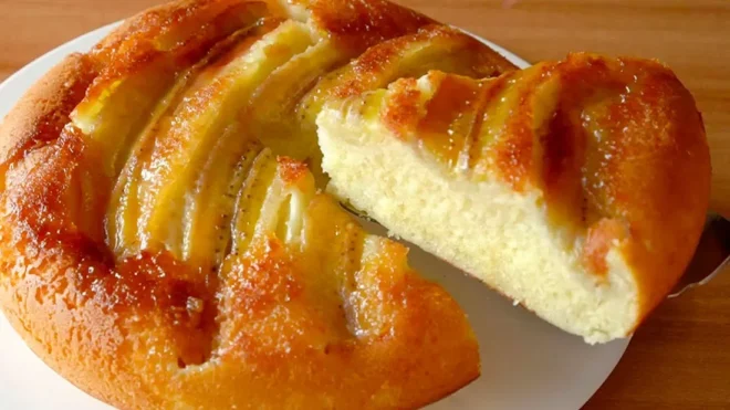 [Sans four] Gâteau aux bananes avec 1 œuf et 2 bananes/Recette super simple