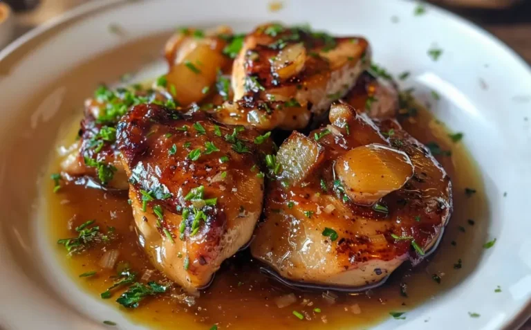 Sauté de poulet au miel et à l'ail facile