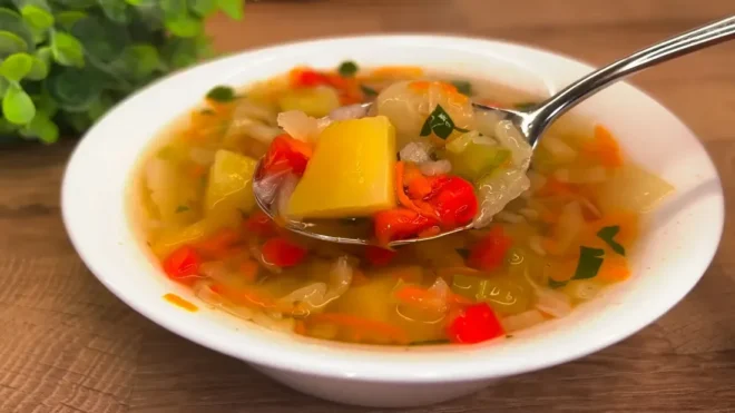 Soupe de légumes maison