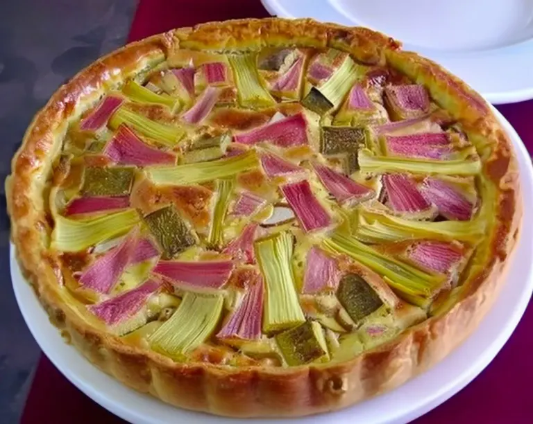 Tarte à la Rhubarbe
